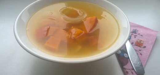 Dýňovo-jáhlová polévka